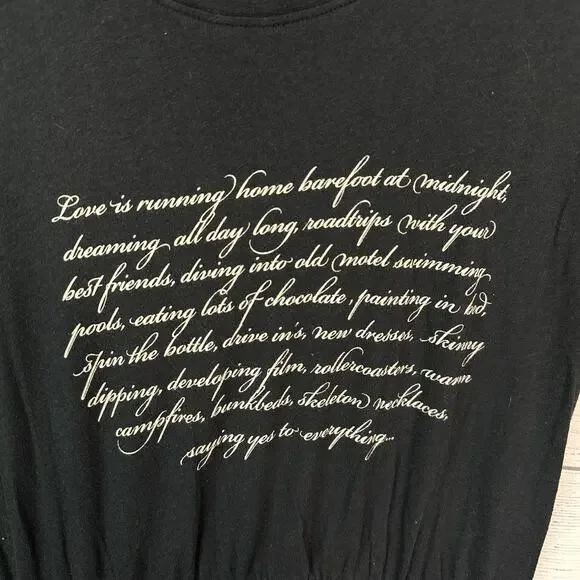 Wildfox Womens size Small This is Love Piper Maxi Dress Black - Picture 8 of 10